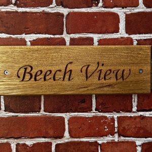 Oak House Sign