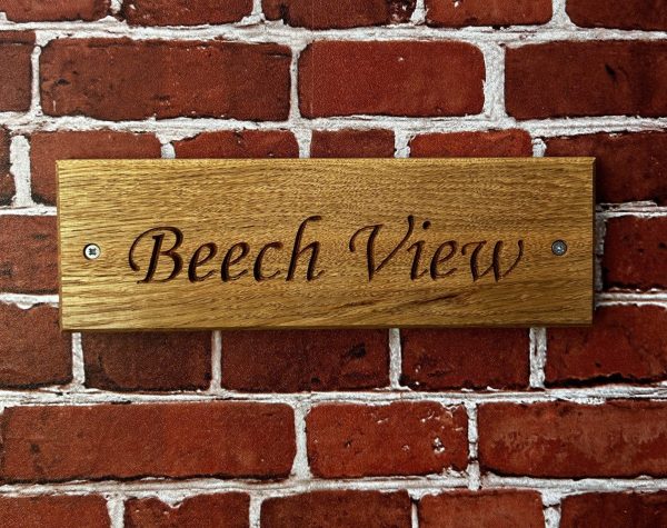Oak House Sign