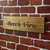 Large Oak House Sign - 14cm high - Image 5