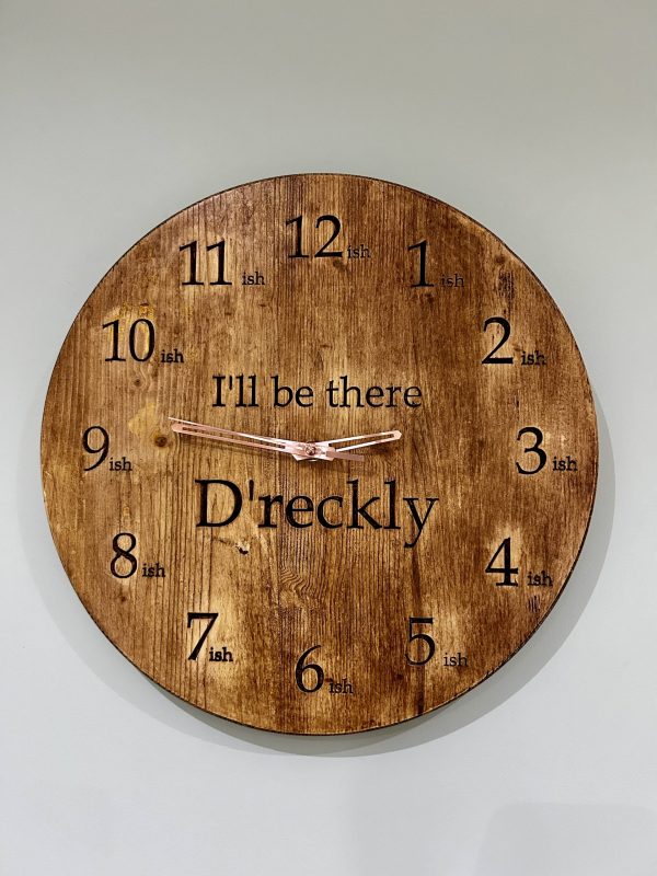 Large Clock - Dreckly