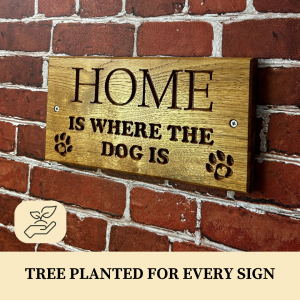 Oak House Sign with Motif