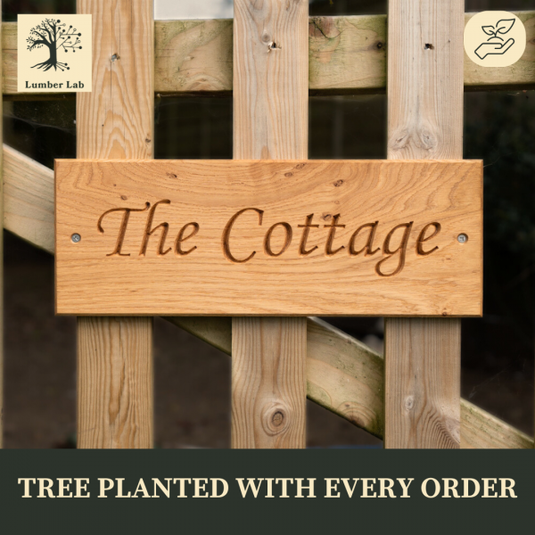 Oak House Sign 145mm