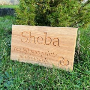 Pet Memorial Plaque