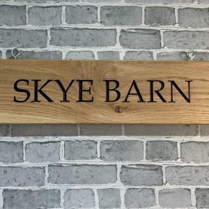 Oak House Sign - 14cm high