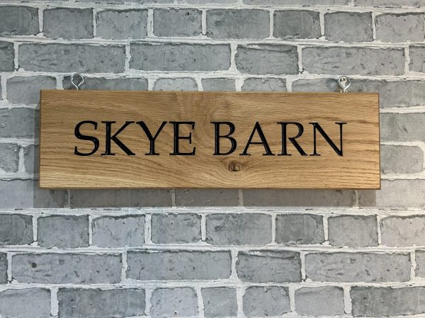 Oak House Sign - 14cm high