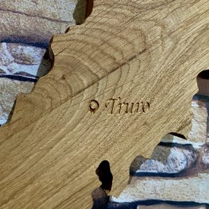 Cornwall Map Wall Art - Engraved