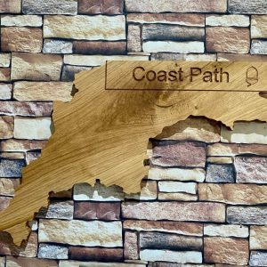 South West Coast Path Oak Wall Art