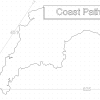 South West Coast Path Oak Wall Art - Image 7