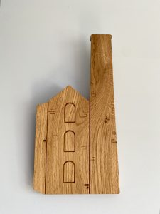 Engine house oak wall art