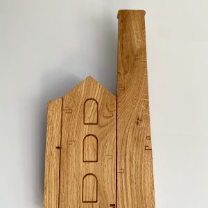 Engine house oak wall art