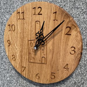 Engine House Oak Clock
