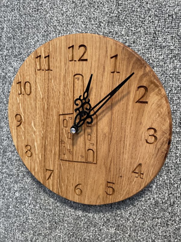 Engine House Oak Clock