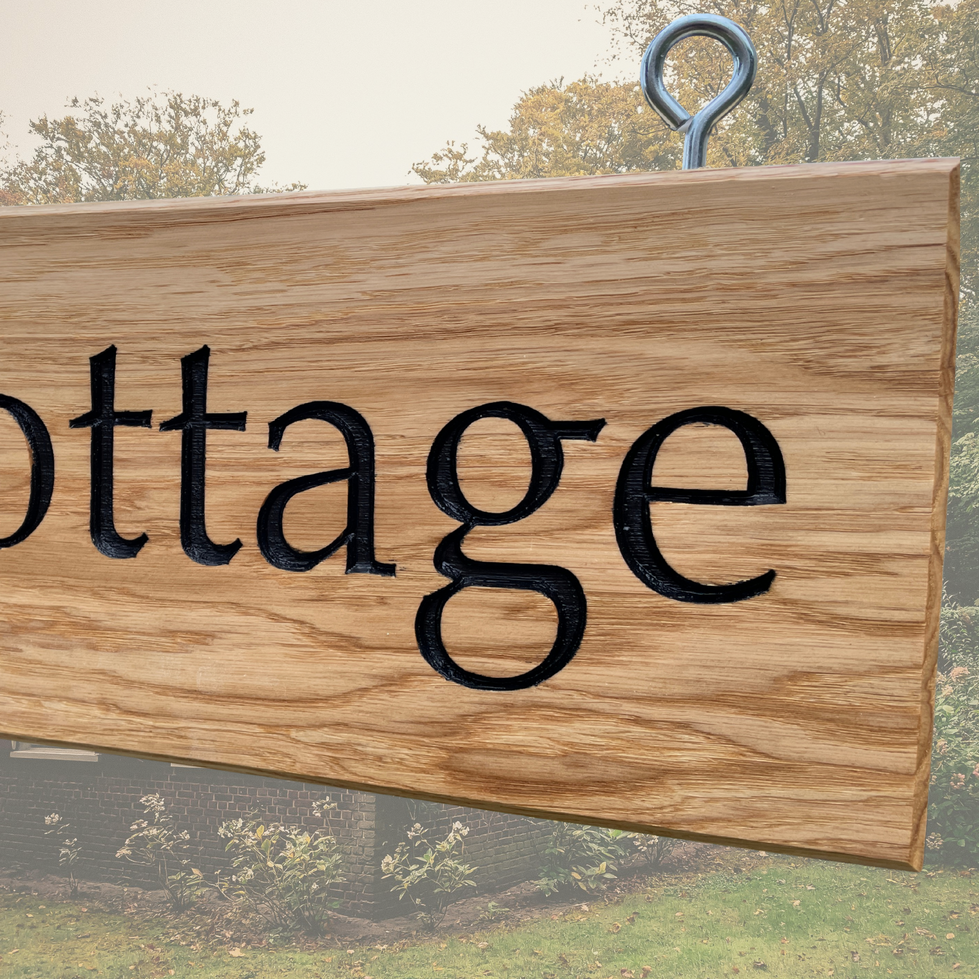 Oak House Sign 145mm - Image 14